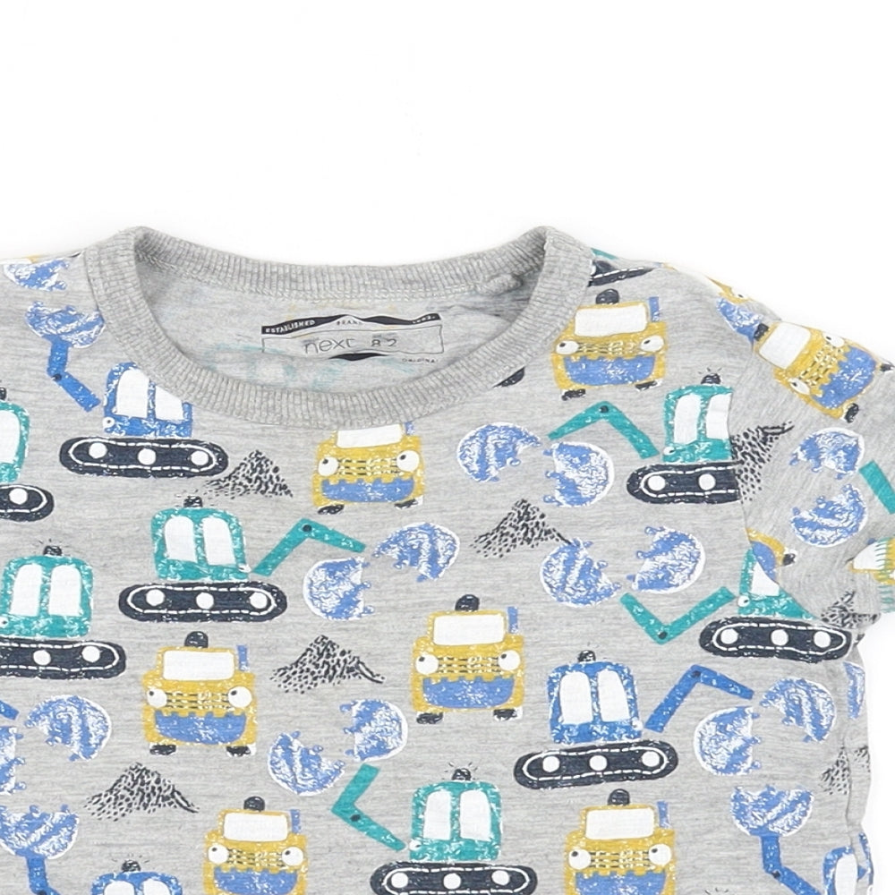 NEXT Boys Grey   Basic T-Shirt Size 2-3 Years