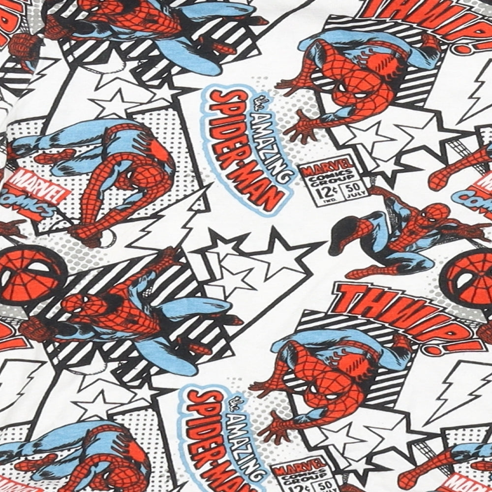 Marvel Comics Boys White   Basic T-Shirt Size 3-4 Years