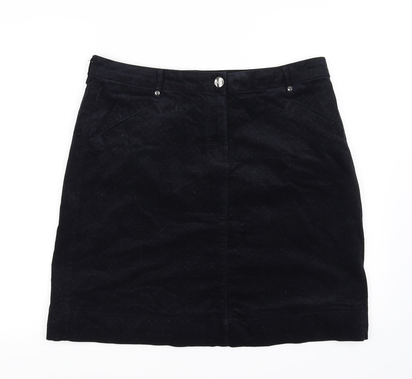 Marks and Spencer Womens Black   A-Line Skirt Size 16