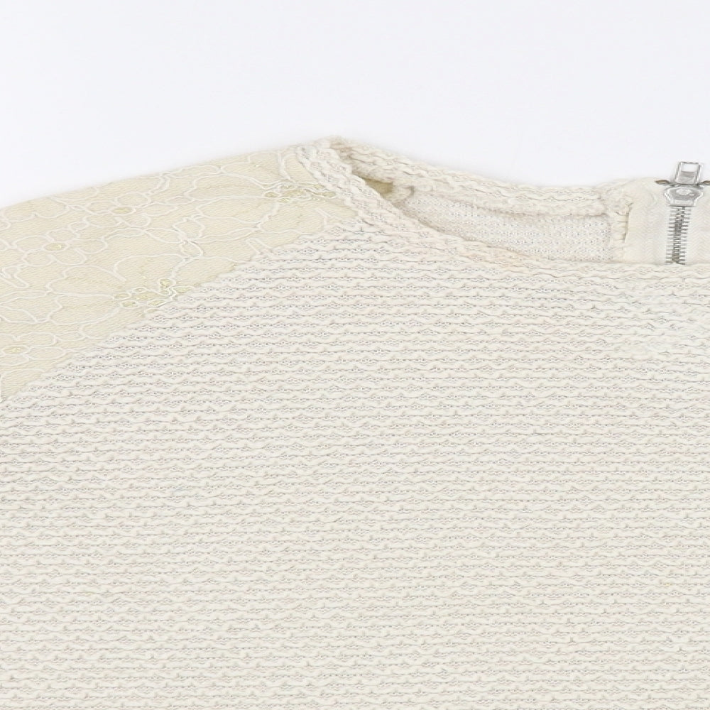 Atmosphere Womens Ivory   Pullover Jumper Size 12