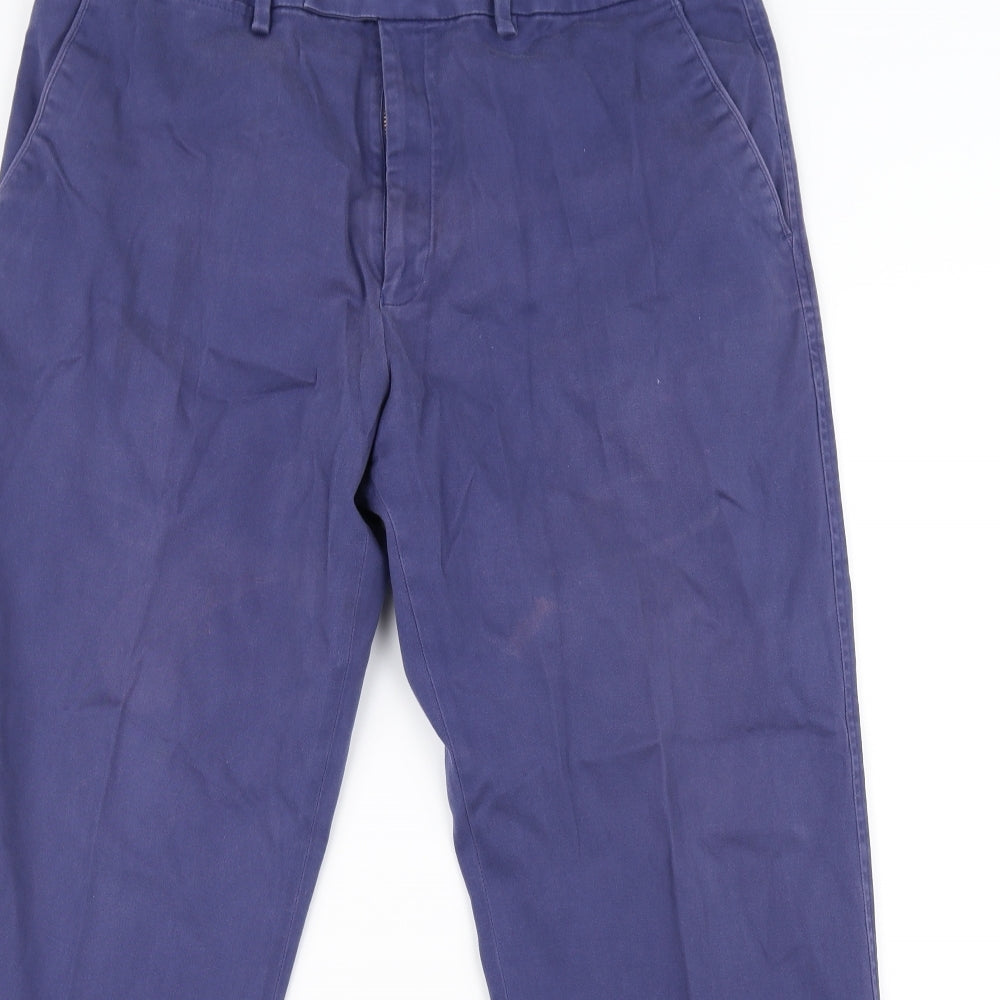 Samuel Windsor Mens Blue   Trousers  Size 38 in L29 in