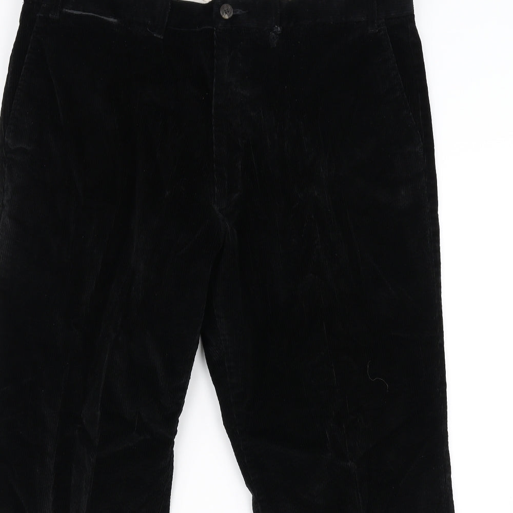 Marks and Spencer Mens Black   Trousers  Size 40 in L28 in
