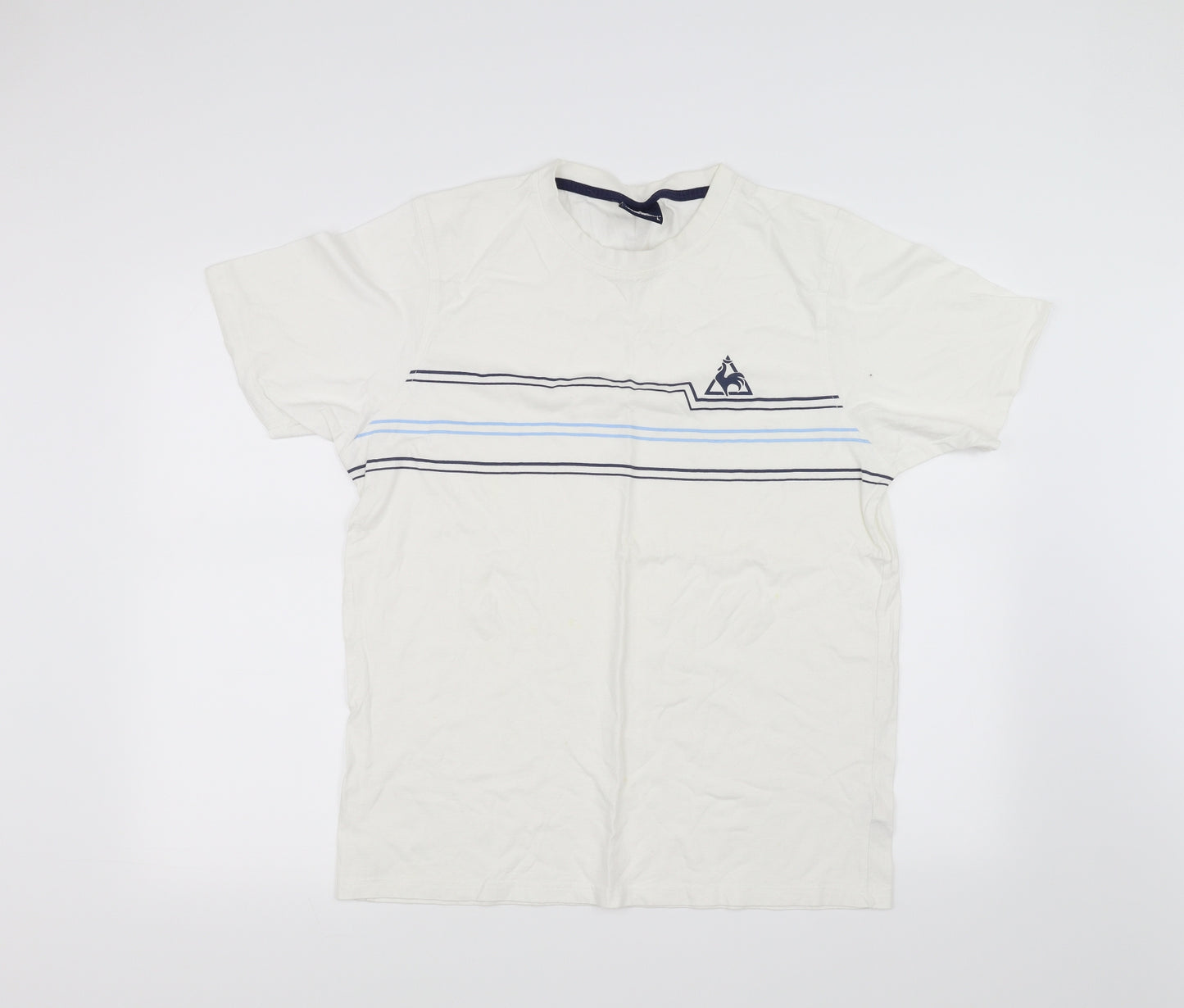 le coq sportif Mens White    T-Shirt Size L