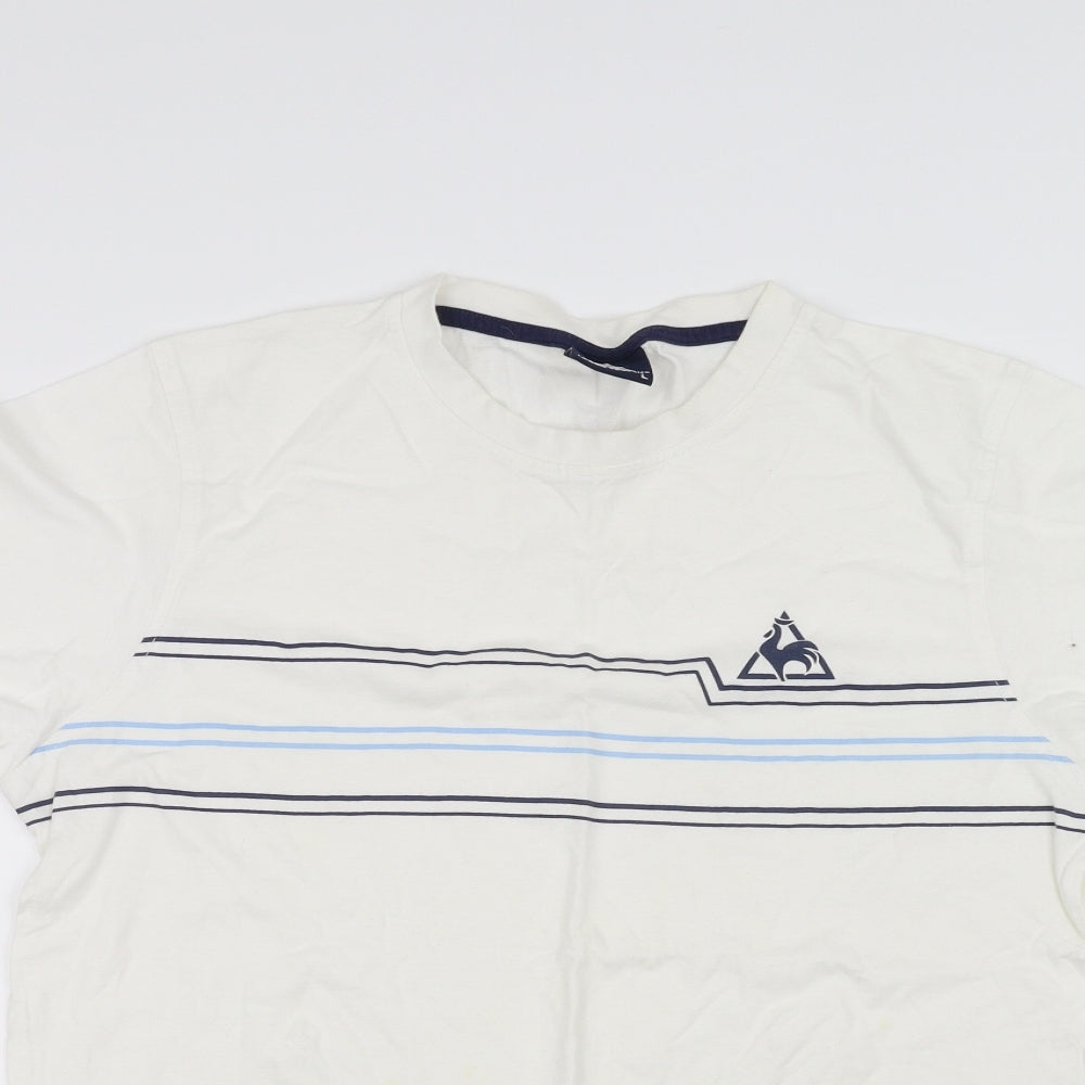 le coq sportif Mens White    T-Shirt Size L