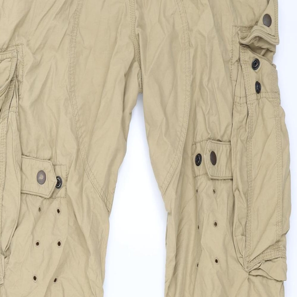 POLO Jeans company Mens Beige   Trousers  Size 33 L32 in