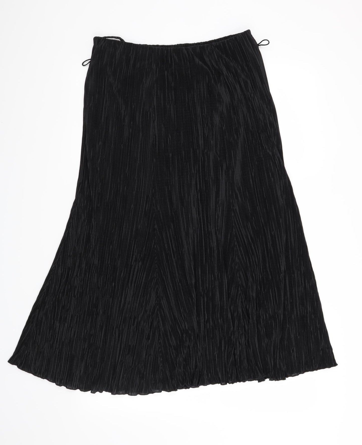 Forever Womens Black   A-Line Skirt Size L