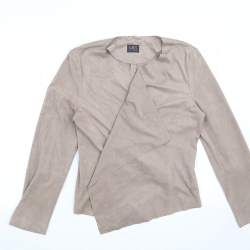 Marks and Spencer Womens Grey   Jacket Blazer Size 12