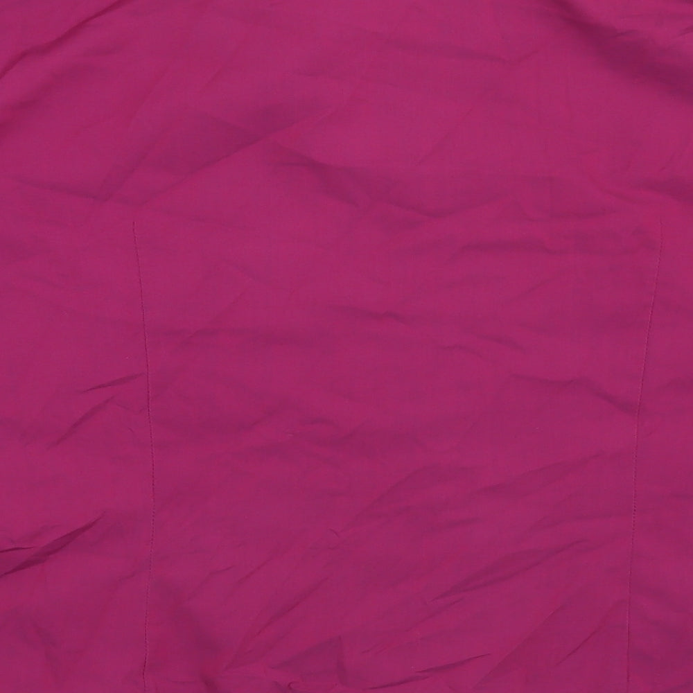 Marks and Spencer Womens Pink   Basic Button-Up Size 14