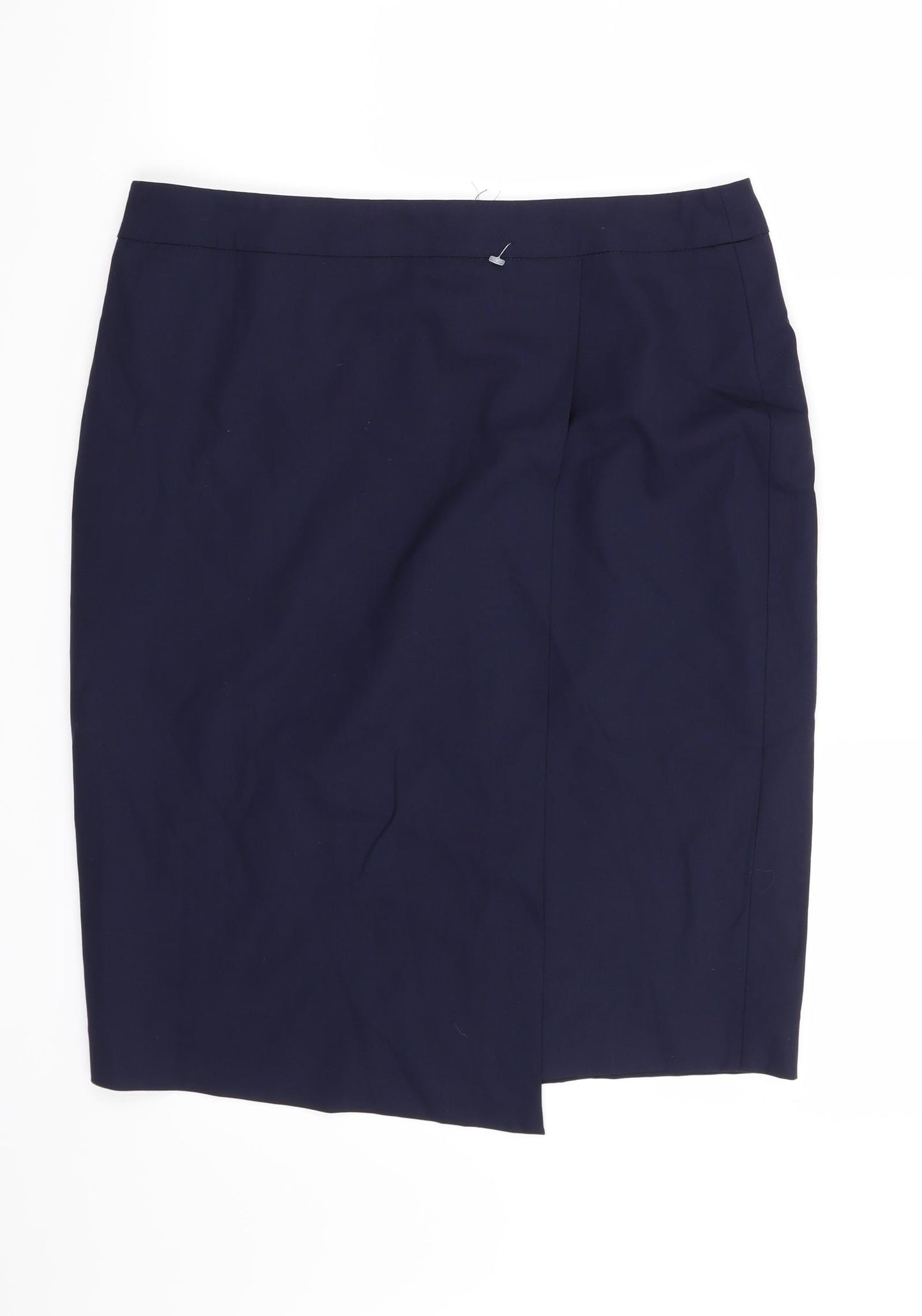 Austin Reed Womens Blue   Straight & Pencil Skirt Size 14