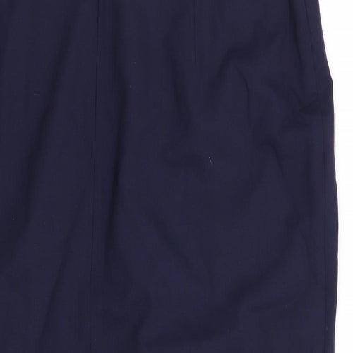 Austin Reed Womens Blue   Straight & Pencil Skirt Size 14
