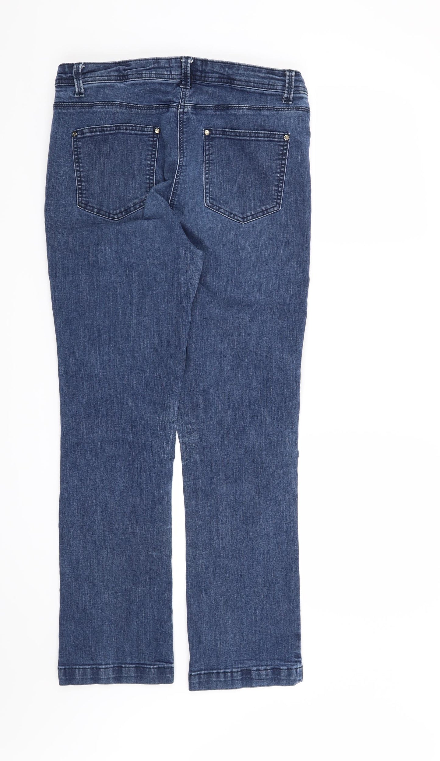 CC Womens Blue   Straight Jeans Size 14 L28 in