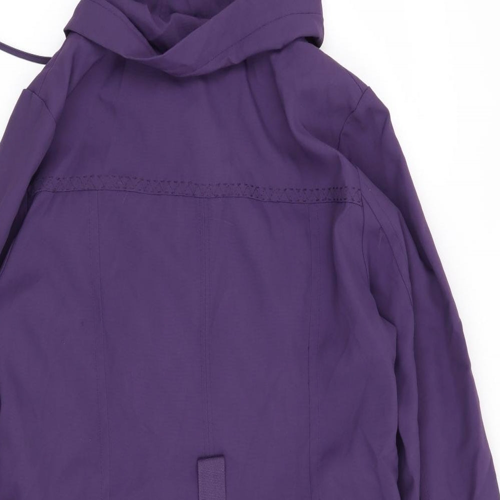 Marks and Spencer Womens Purple   Overcoat Coat Size 16