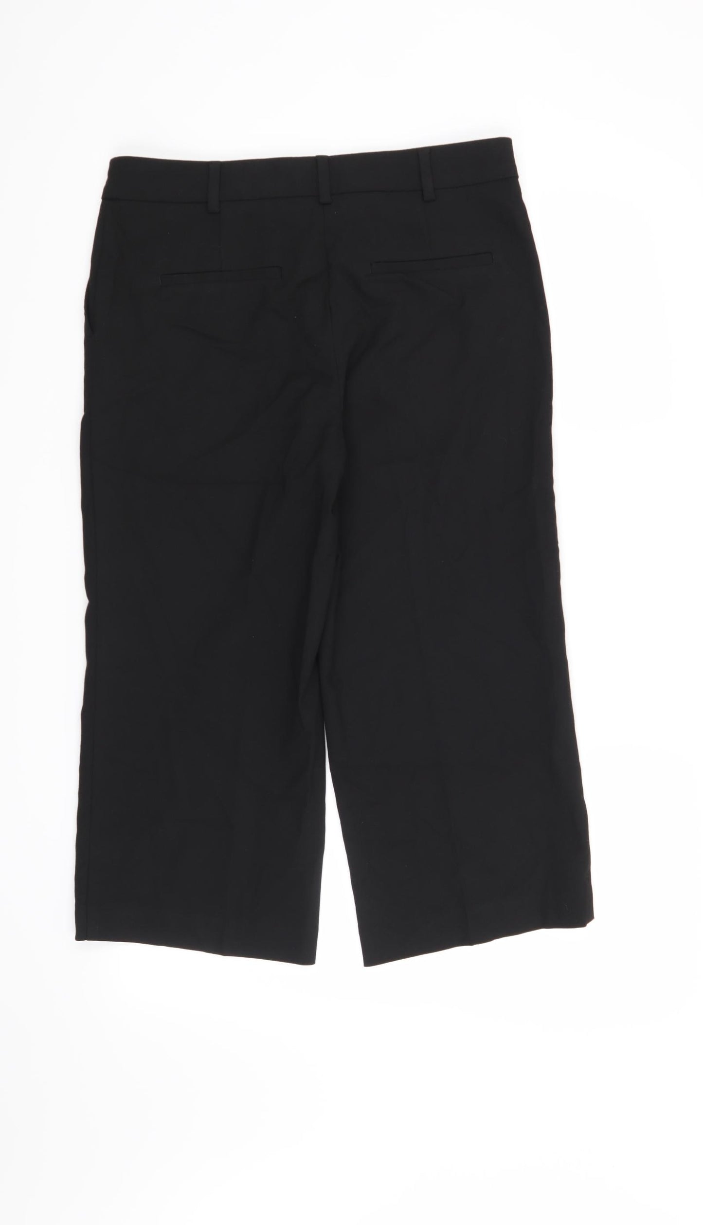 NEXT Womens Black   Trousers  Size 10 L22 in