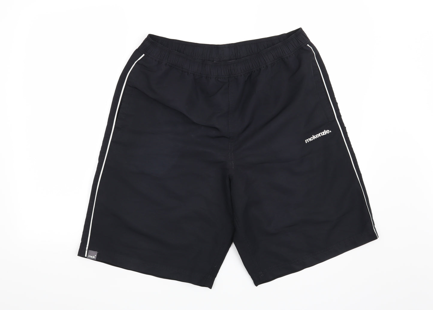 McKenzie Mens Black   Bermuda Shorts Size L
