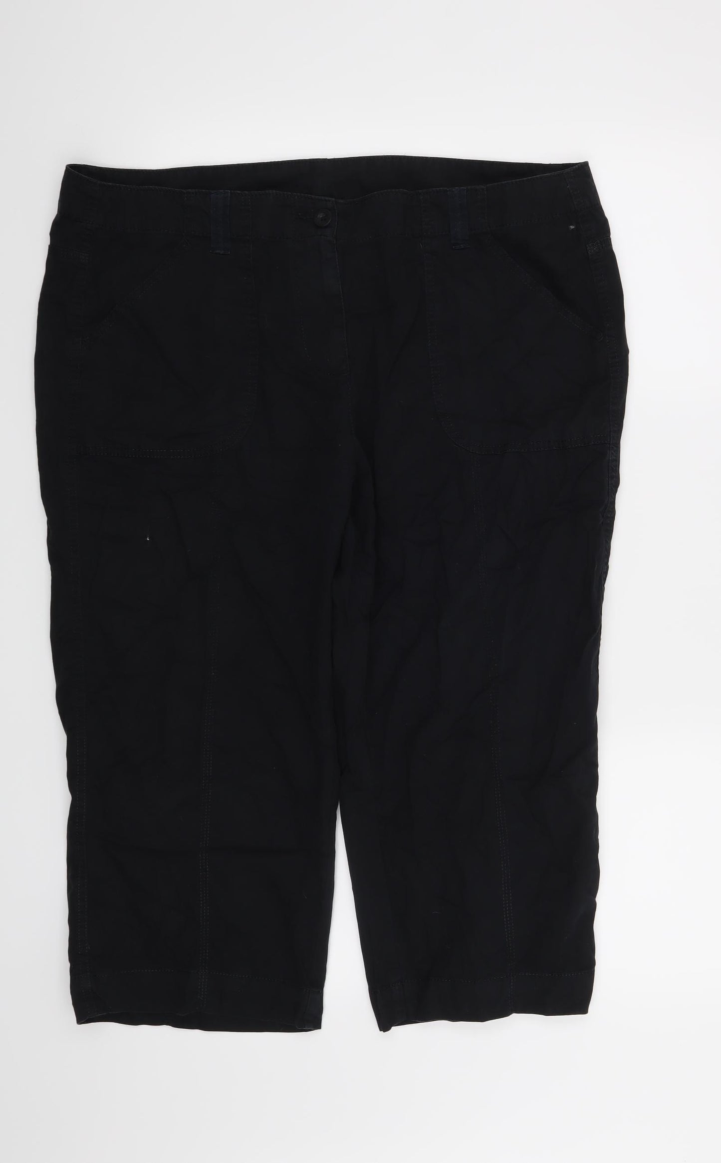 Marks and Spencer Womens Blue   Trousers  Size 18 L21 in