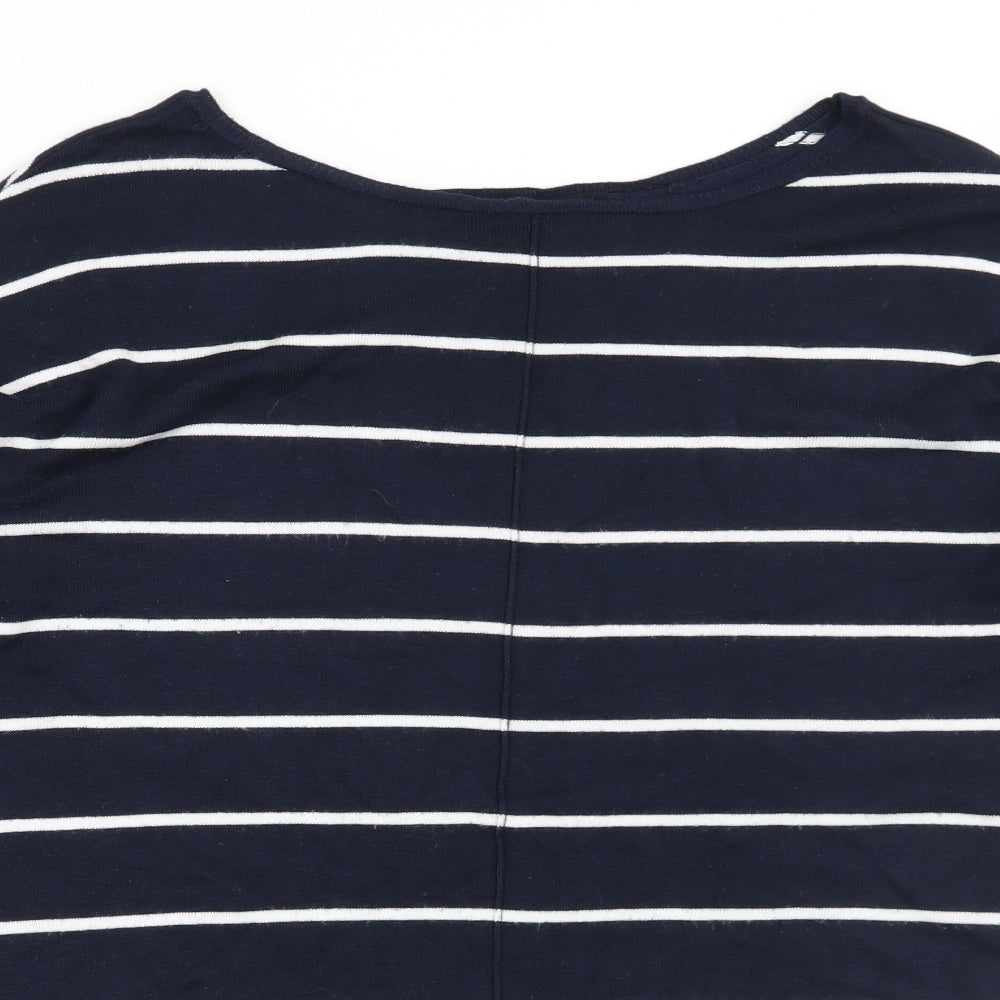 Atmosphere Womens Blue Striped  Pullover Jumper Size 8