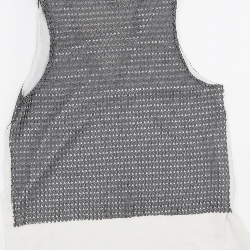 Zara Womens Grey   Basic Blouse Size S