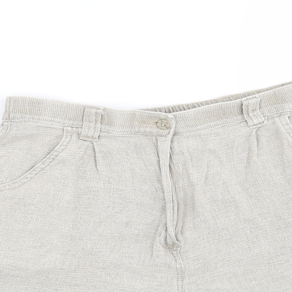 Marks and Spencer Womens Beige   Bermuda Shorts Size 12