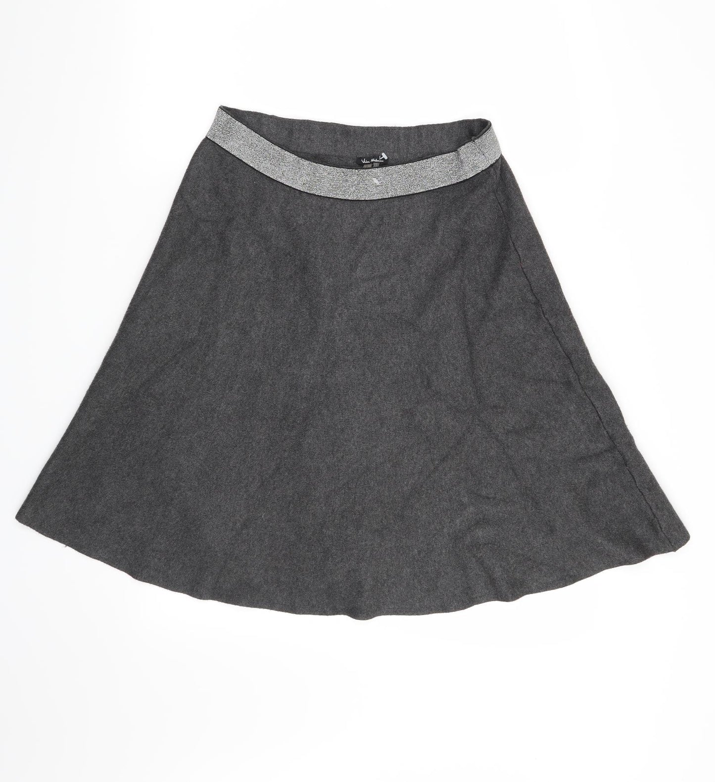 Preworn Womens Grey   Skater Skirt Size L