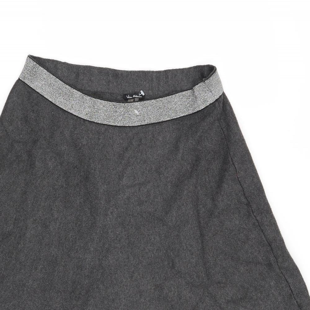 Preworn Womens Grey   Skater Skirt Size L