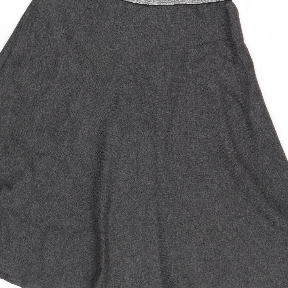 Preworn Womens Grey   Skater Skirt Size L