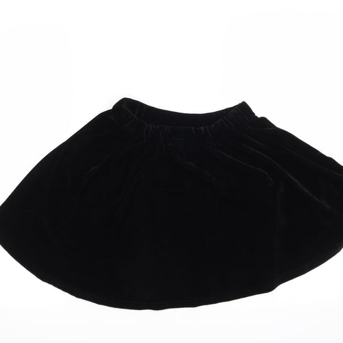 Youth Dimension Girls Black   Pleated Skirt Size 9-10 Years