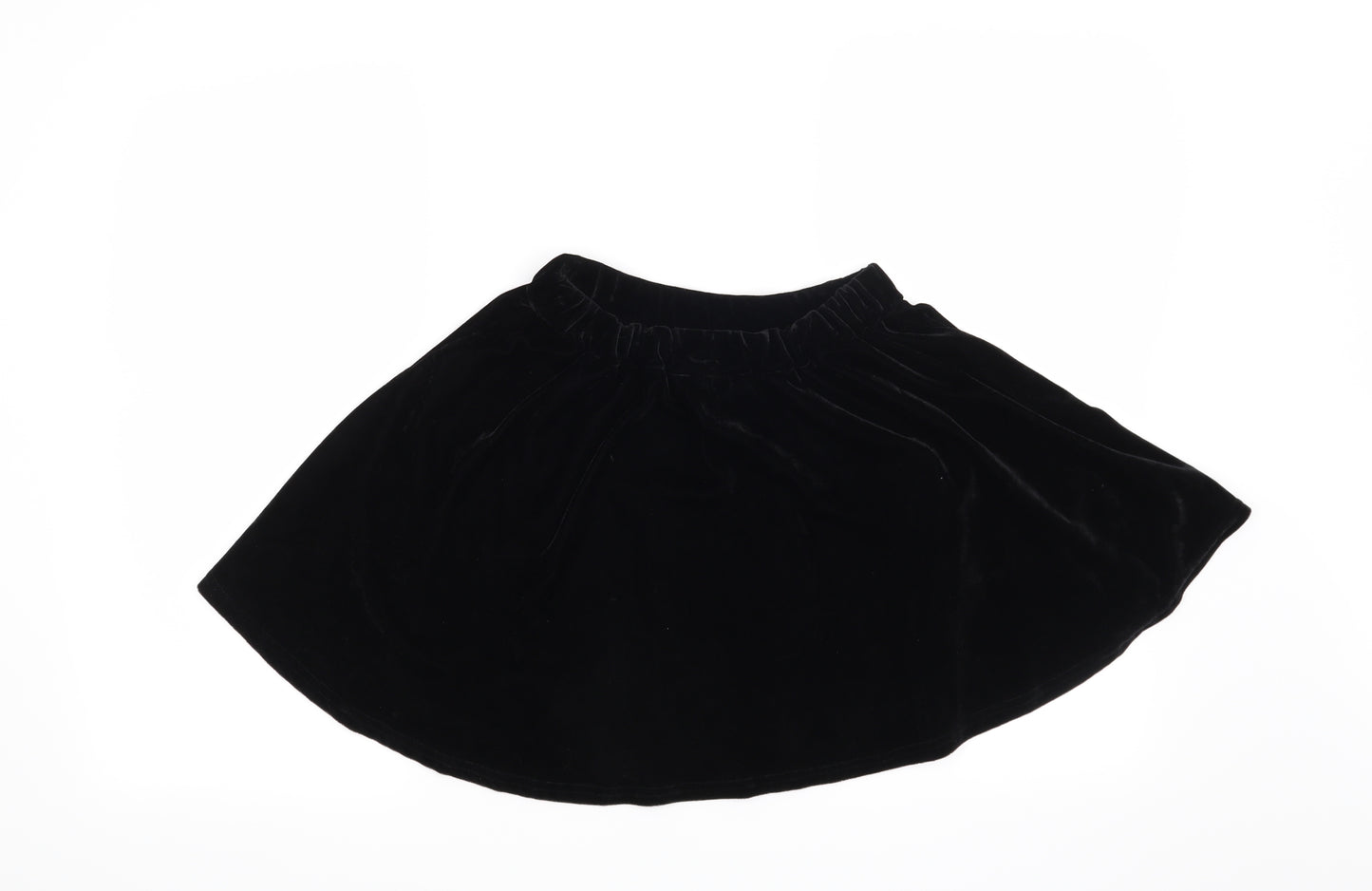 Youth Dimension Girls Black   Pleated Skirt Size 9-10 Years