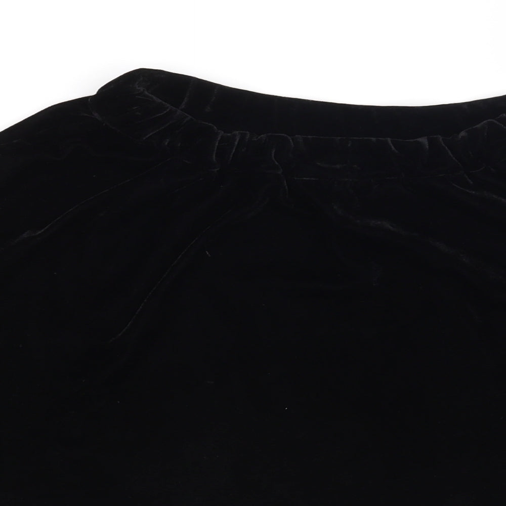 Youth Dimension Girls Black   Pleated Skirt Size 9-10 Years