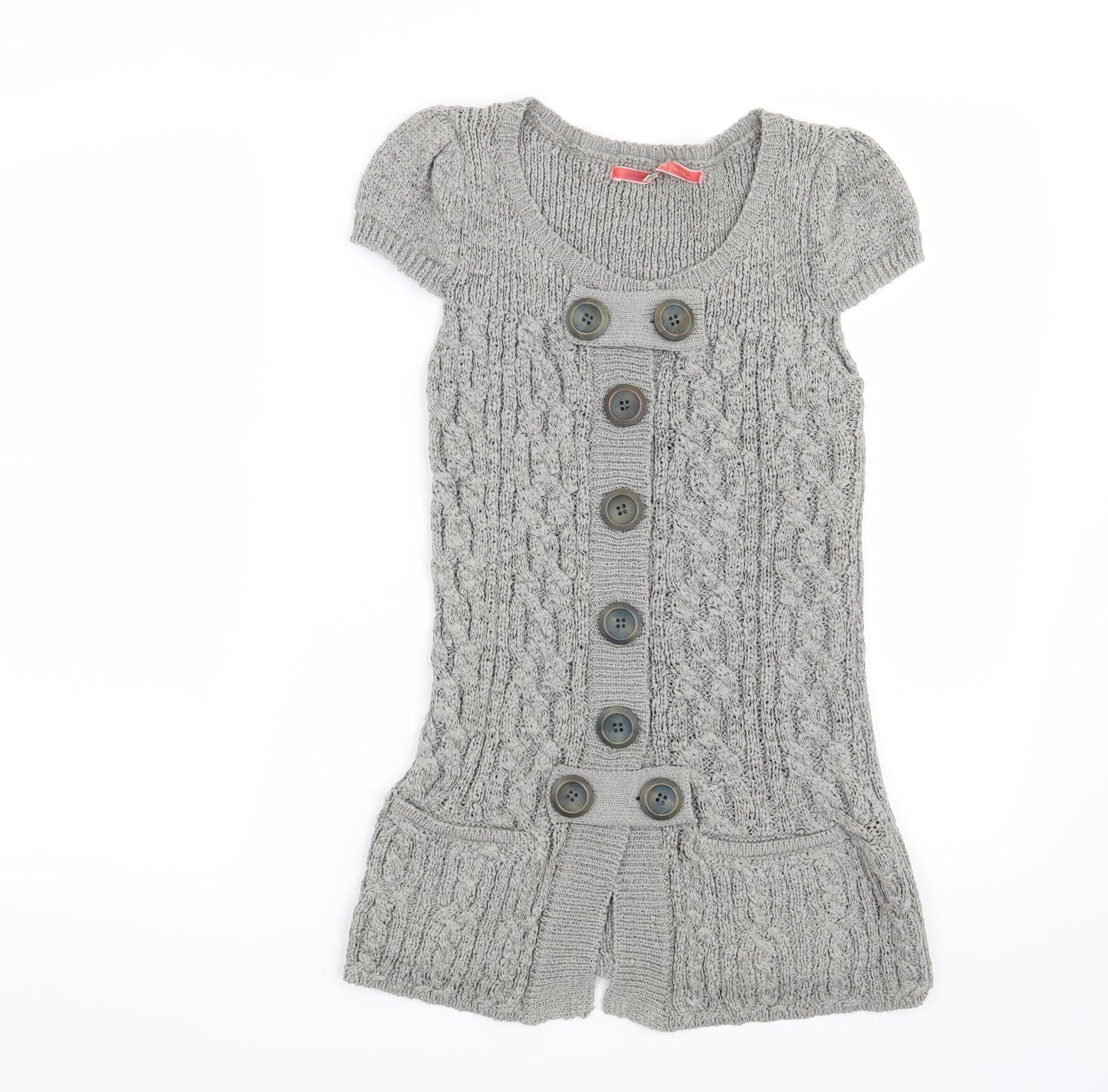 River Island Womens Grey   Cardigan Jumper Size 12