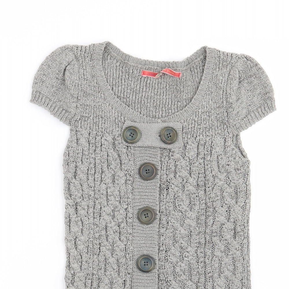 River Island Womens Grey   Cardigan Jumper Size 12