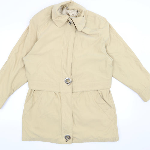 Debenhams Womens Yellow   Overcoat Coat Size 14