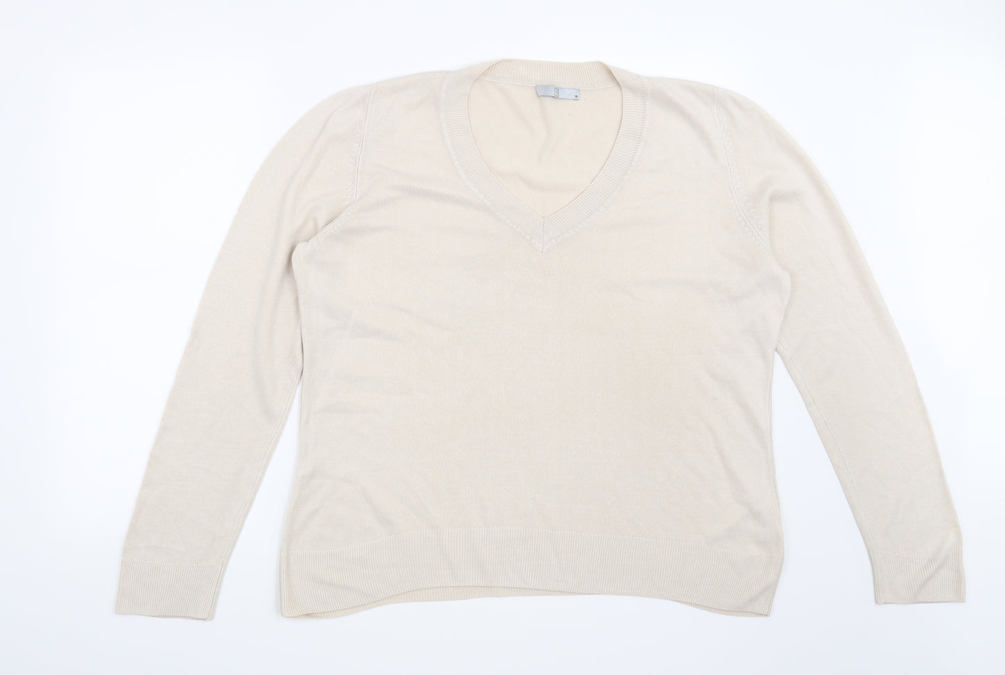 TU Womens Beige   Pullover Jumper Size 18