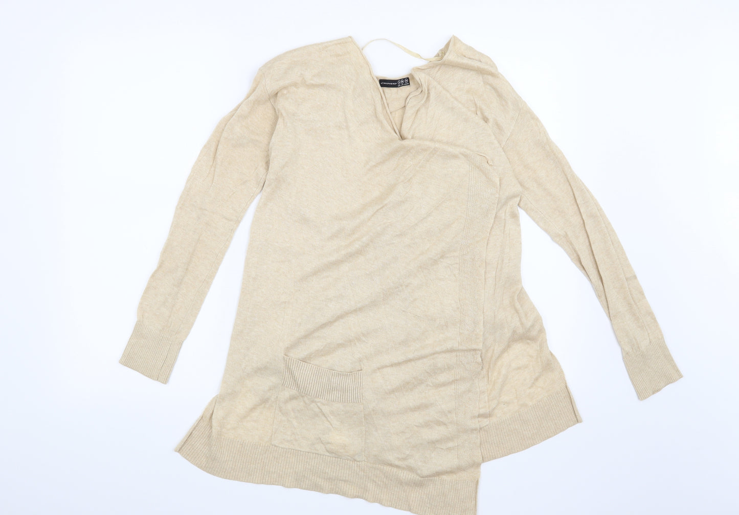 Atmosphere Womens Beige   Cardigan Jumper Size 8