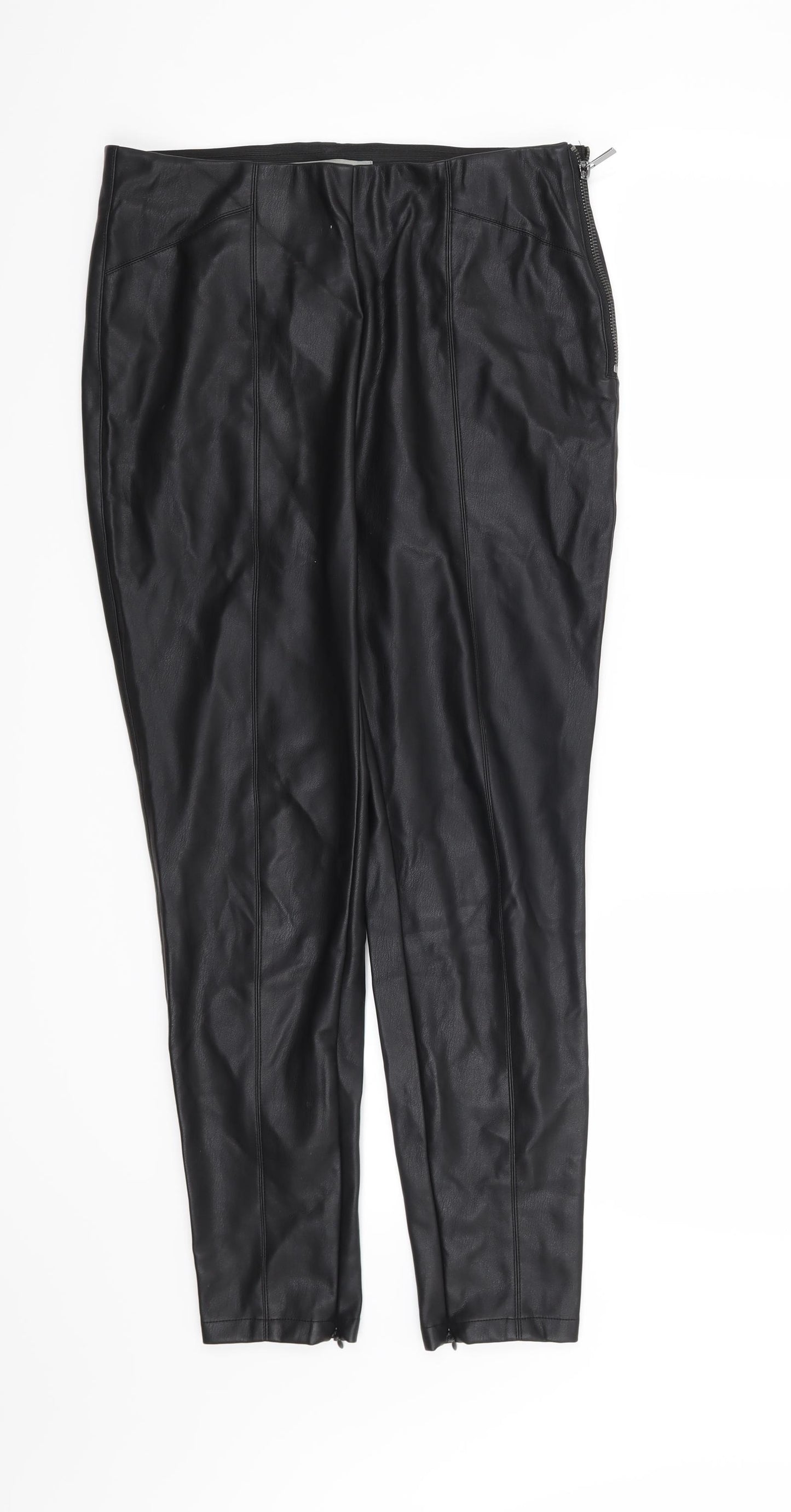 Dorothy Perkins Womens Black   Trousers  Size 12 L27 in