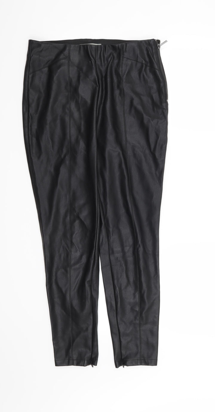 Dorothy Perkins Womens Black   Trousers  Size 12 L27 in