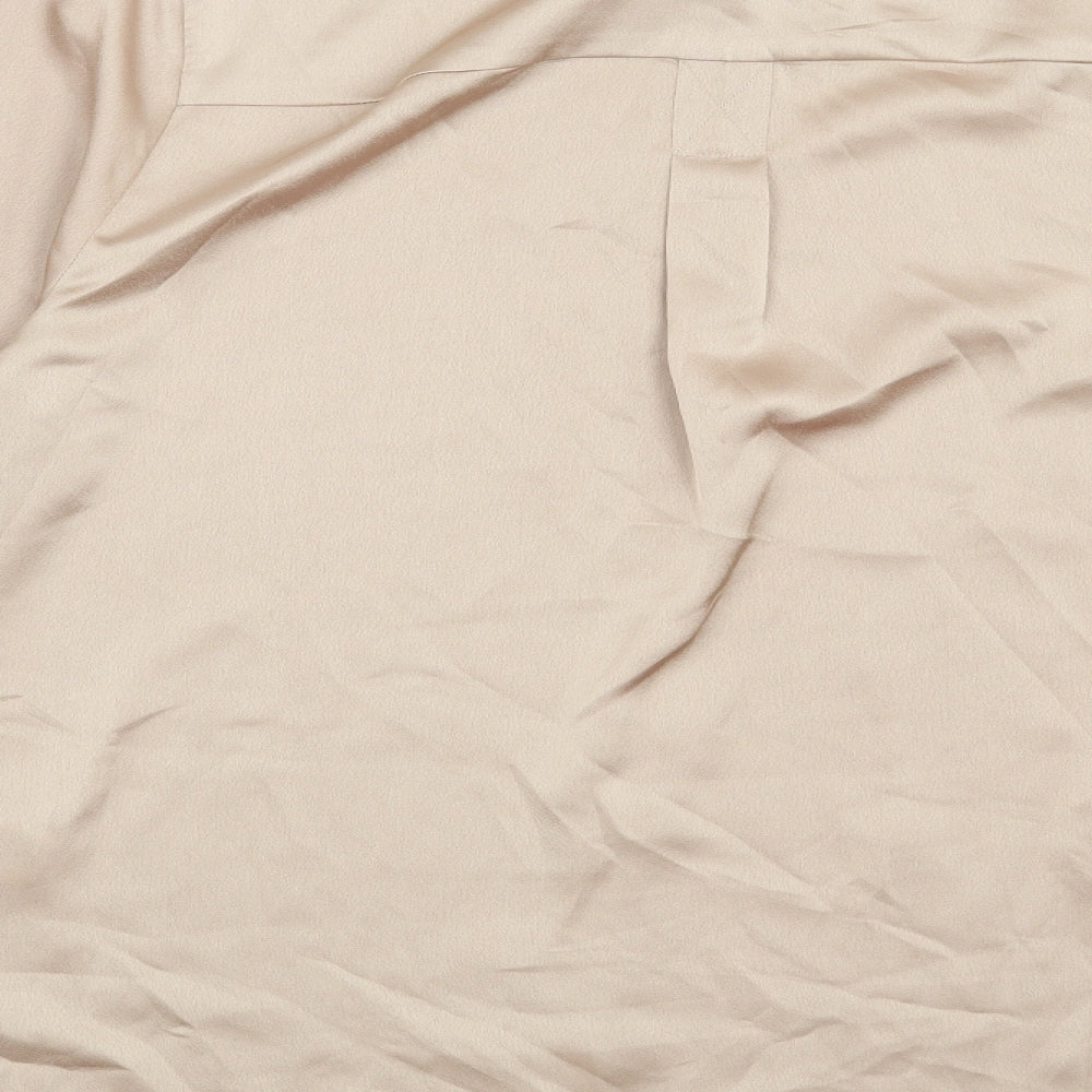 Marks and Spencer Womens Gold   Basic Blouse Size 10