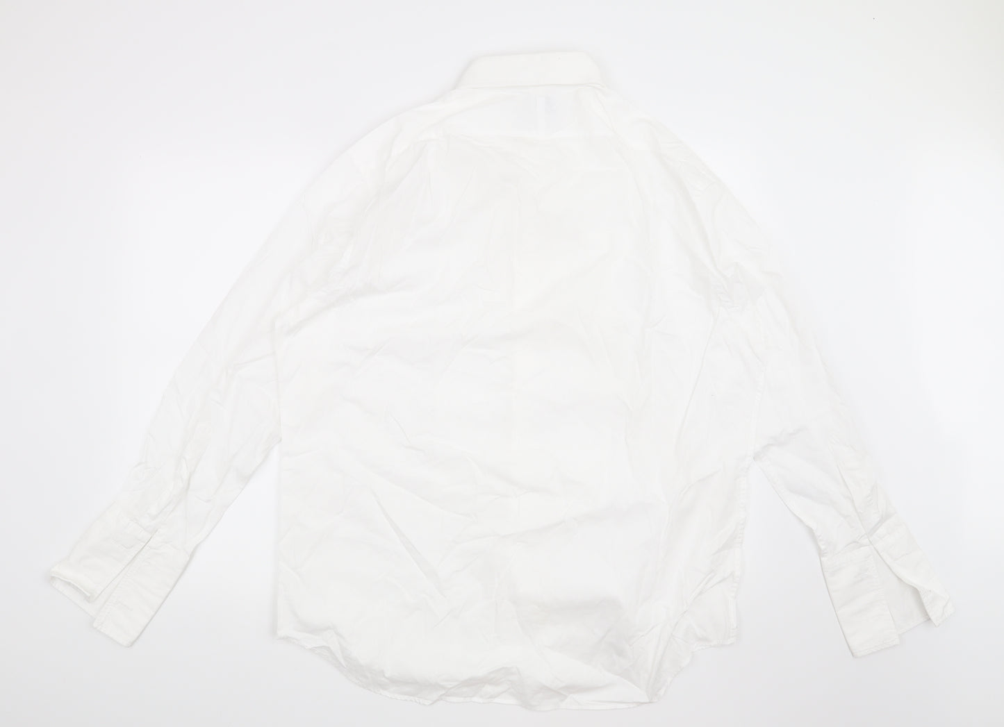 TM Lewin Mens White    Dress Shirt Size 17
