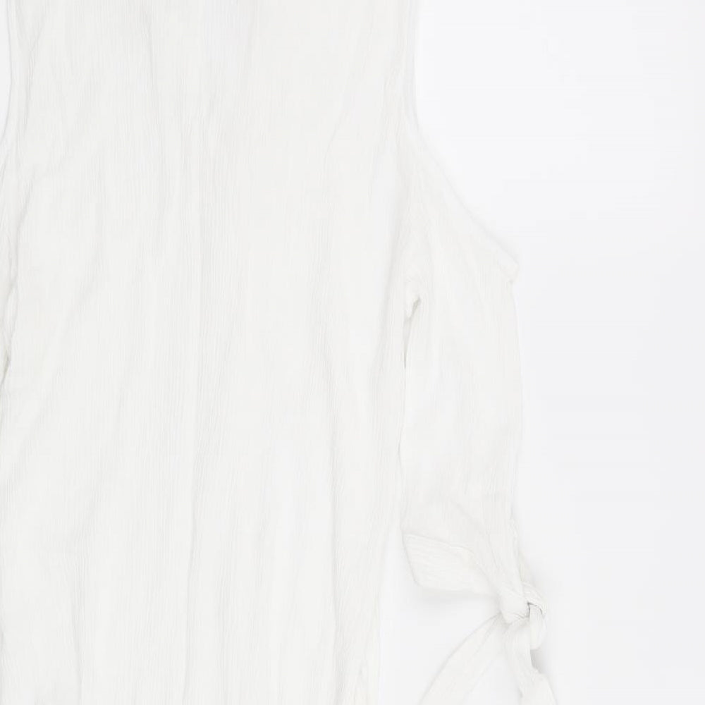 New Look Womens White   Basic Button-Up Size S