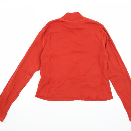 Preworn Womens Orange   Basic Blouse Size S