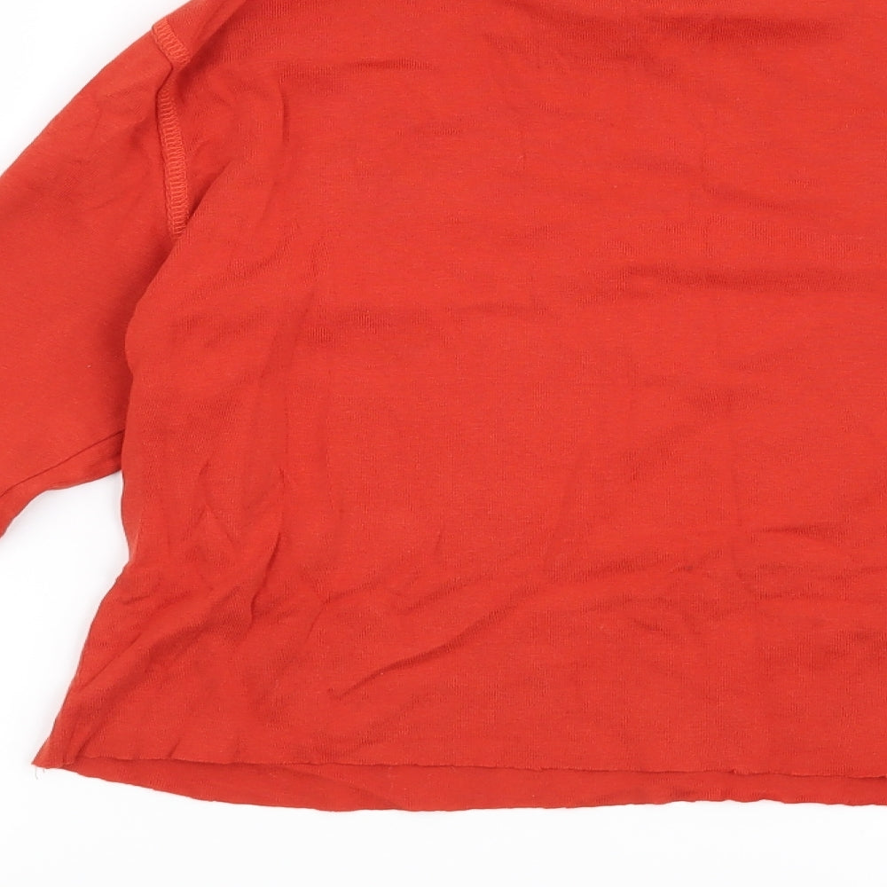 Preworn Womens Orange   Basic Blouse Size S