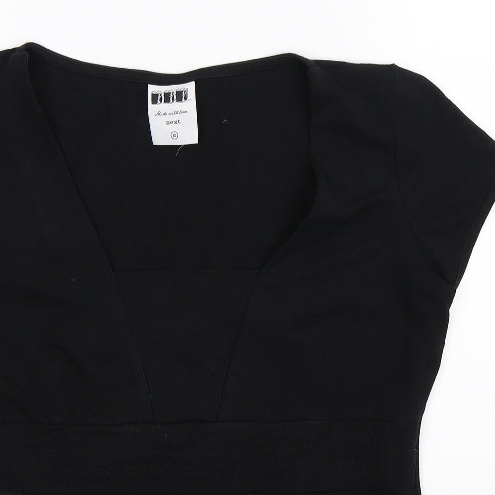 NEXT Womens Black   Basic T-Shirt Size 12