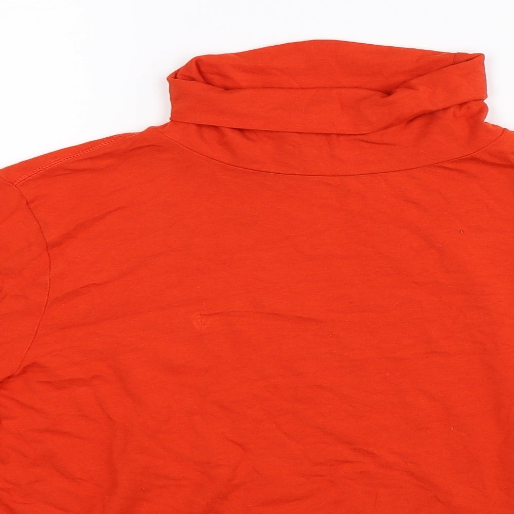 TU Womens Orange   Basic T-Shirt Size 16