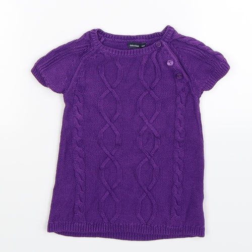 Gap Baby Purple  Knit Pullover Jumper Size 12-18 Months