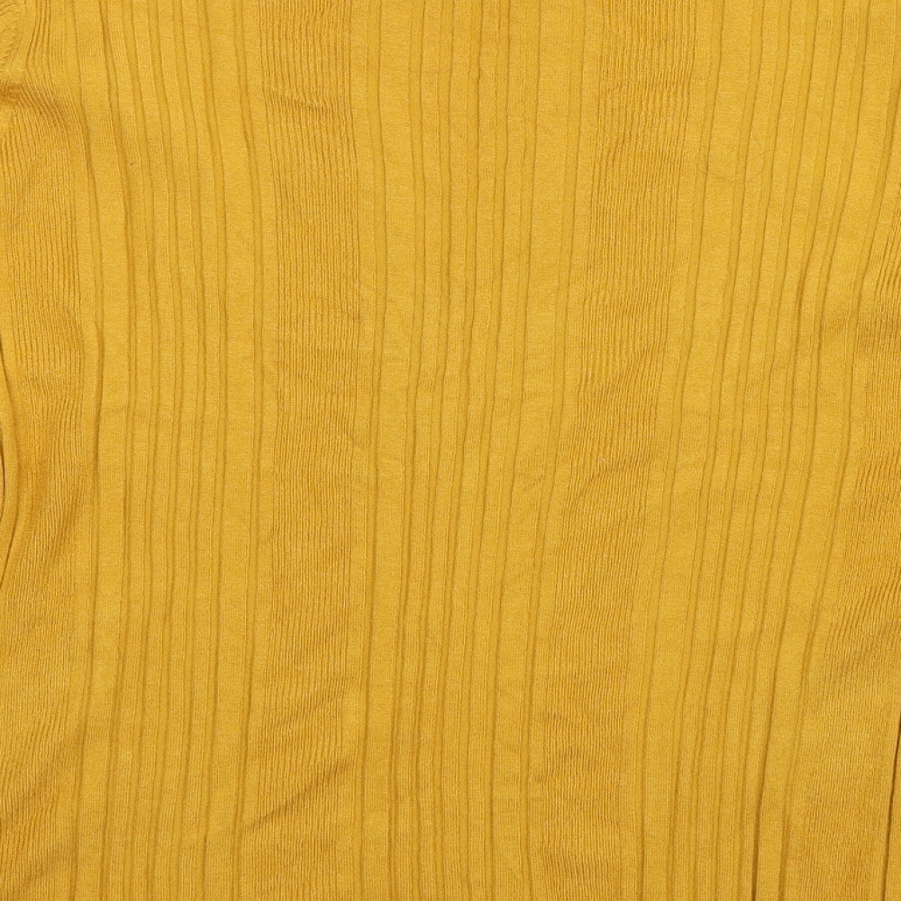 Marks and Spencer Womens Yellow  Knit Pullover Jumper Size 20