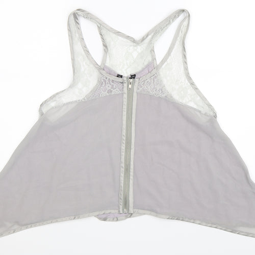 Zoe Womens Grey   Basic Tank Size M
