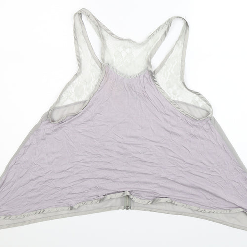 Zoe Womens Grey   Basic Tank Size M