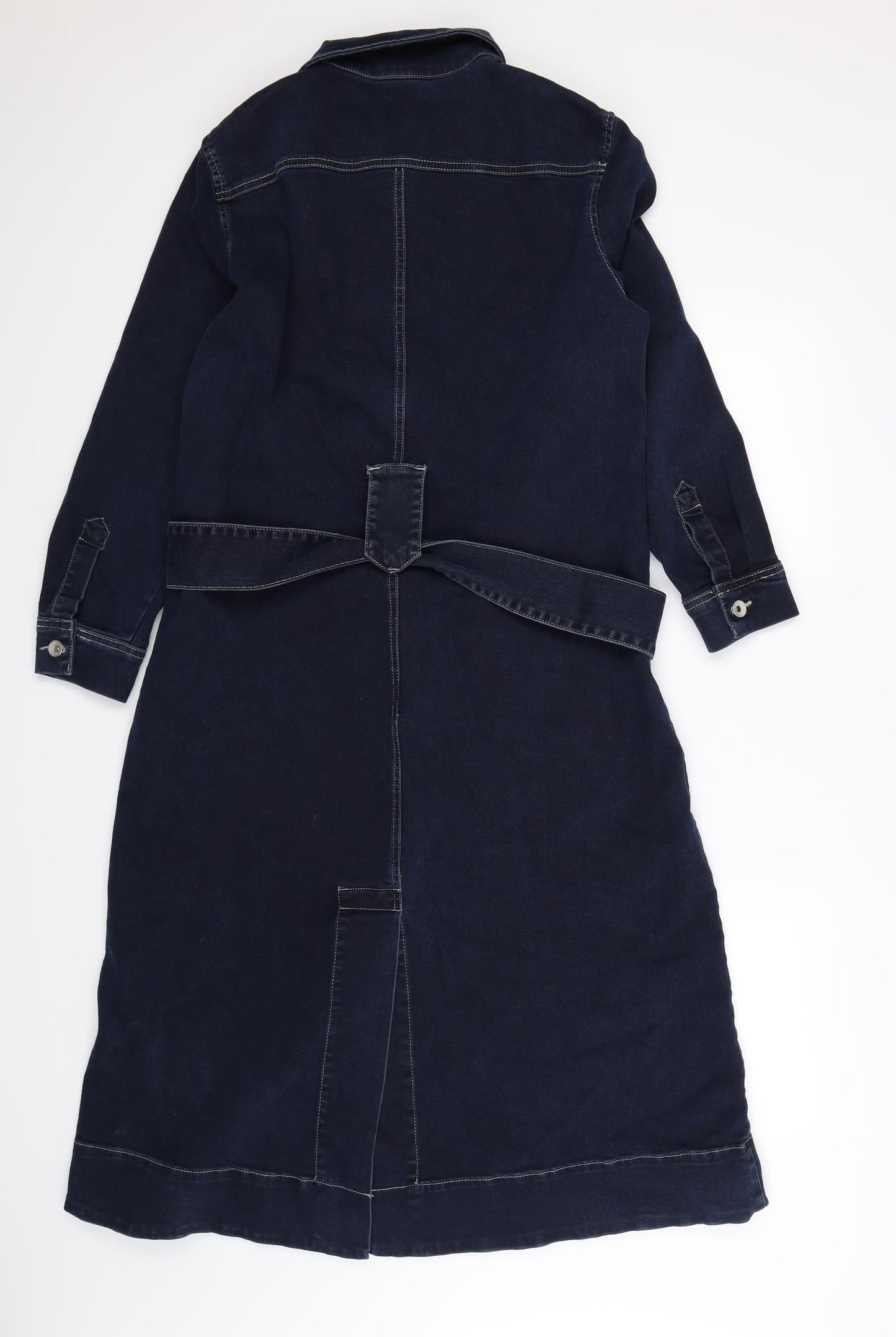 Jigsaw Womens Blue  Denim Shirt Dress  Size 14