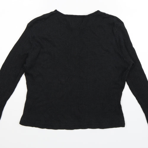 Carolyn Taylor Womens Black   Pullover Jumper Size L