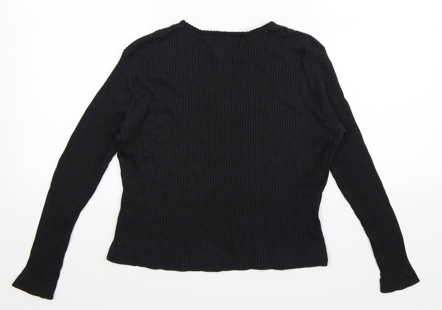 Carolyn Taylor Womens Black   Pullover Jumper Size L