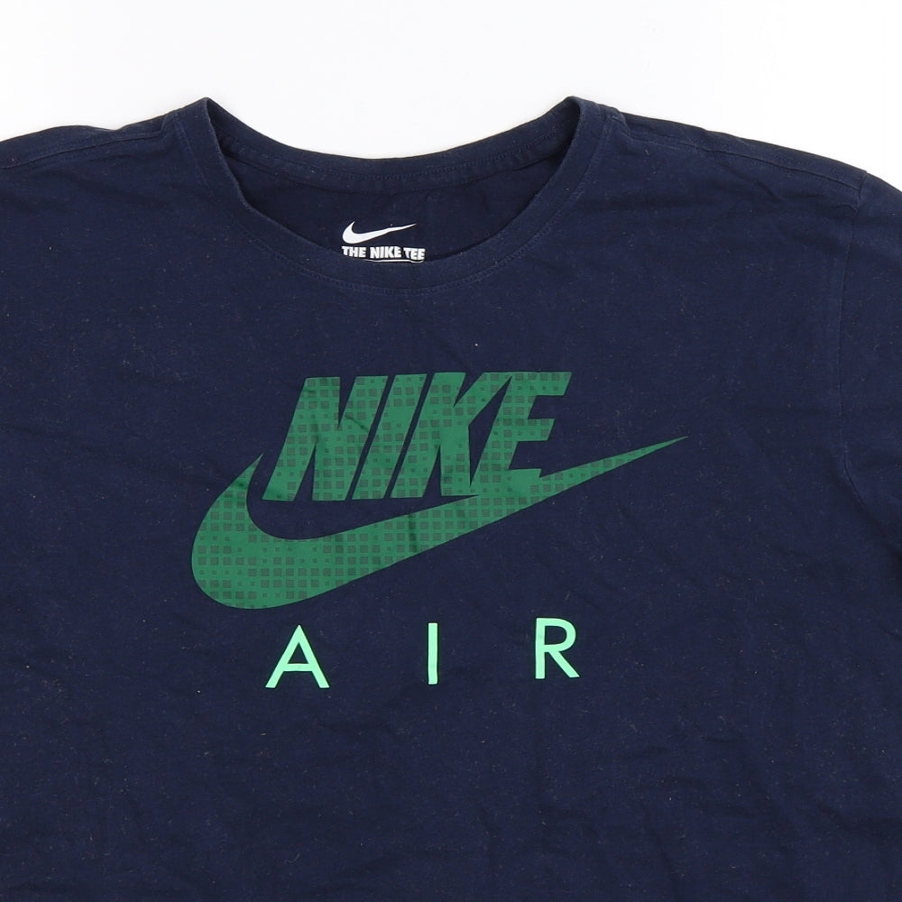 Nike Mens Blue    T-Shirt Size L